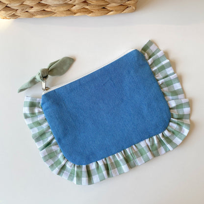 Pochette Denim & Vichy