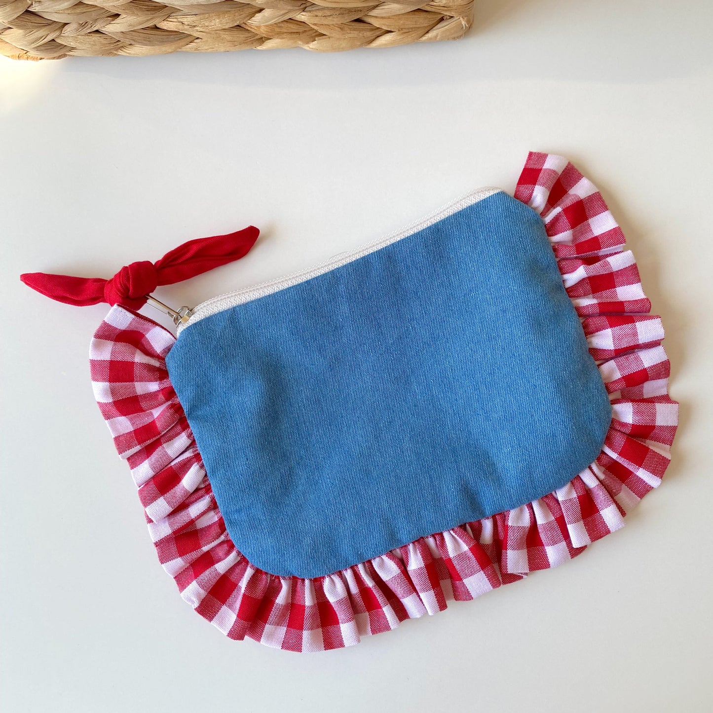 Pochette Denim & Vichy