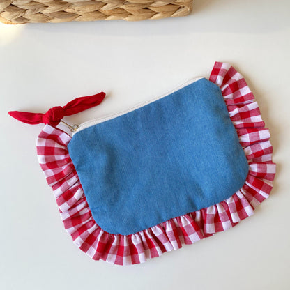 Pochette Denim & Vichy