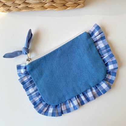 Pochette Denim & Vichy