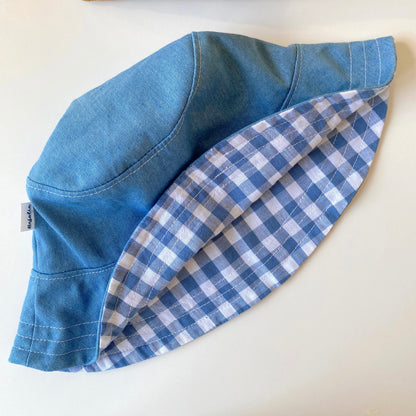Cappellino Denim Vichy