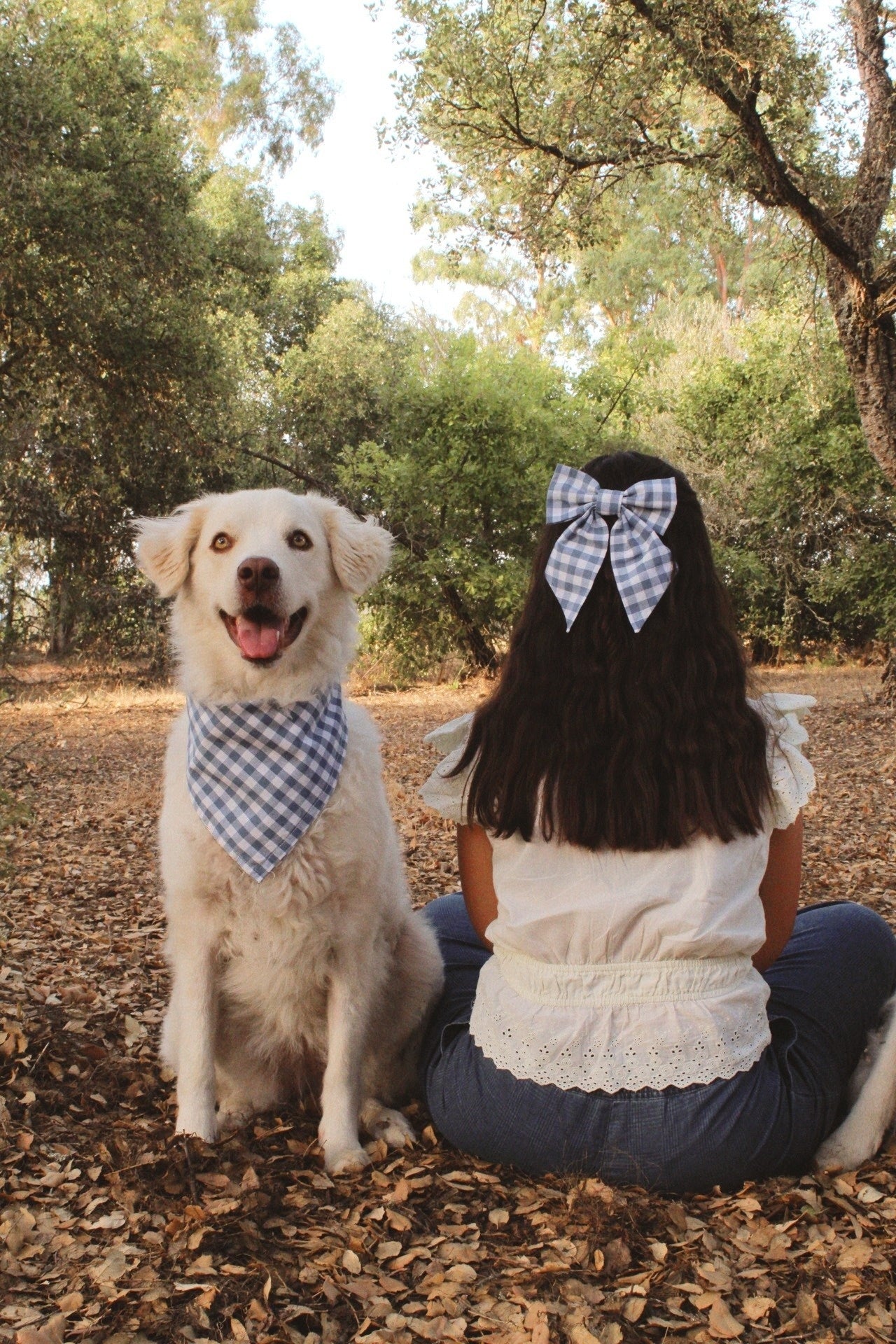 Bandana Vichy Indaco