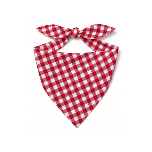 Bandana Vichy Rossa